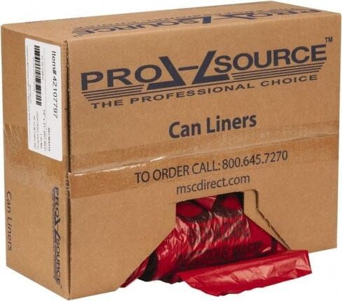 PRO SOURCE Red Biohazard Waste Bags: 16 Gallon Capacity, 1.3 mil Thick (250 Bags) in Kuwait