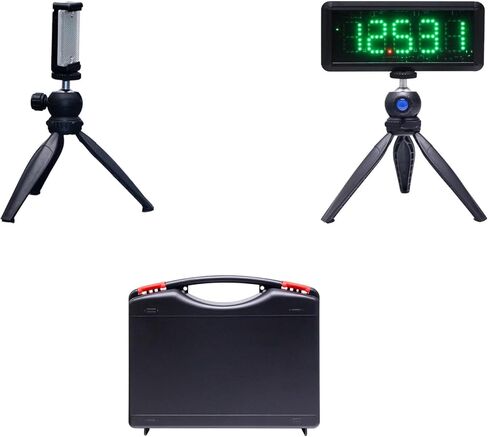 مؤقت ليزر لاسلكي لسباقات السرعة مع مصدر بطارية، نظام توقيت داش 40 ياردة لتدريب السرعة، مؤقت إلكتروني للسباقات مع ساعة توقيت للعبة تدريب السرعة in Kuwait