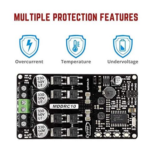 Cytron 10Amp 7V-30V DC Motor Driver for R/C (2 Channels) MDDRC10 in Kuwait
