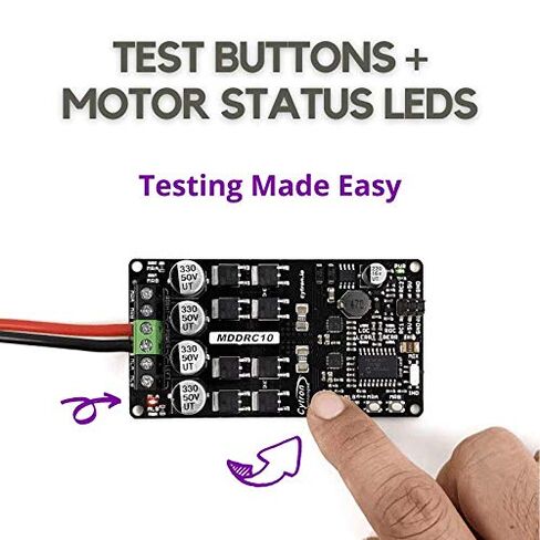 Cytron 10Amp 7V-30V DC Motor Driver for R/C (2 Channels) MDDRC10 in Kuwait