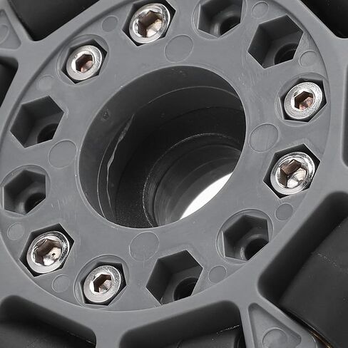 Omni Wheel Replacement, 100mm Double Plastic Omni Directional Wheel Loading 20KG Accessories for Platform Robotic Kit 14049 in Kuwait