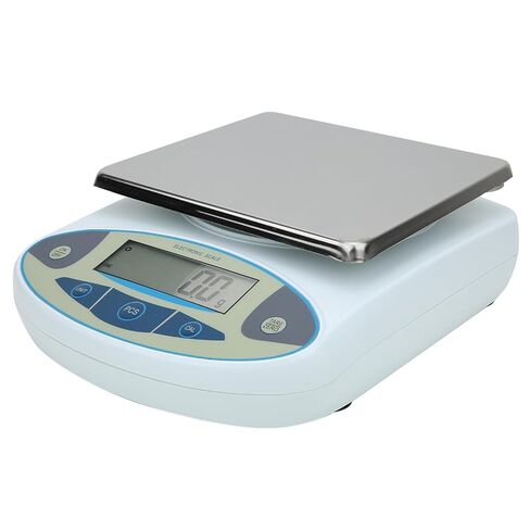 Oumefar Lab Scale, Accuracy 10kg 0.1g Electronic Balance Lab Analytical Digital Accurate Balance Portable Weighing Scale for Laboratory and Outdoor Use (US Plug) in Saudi Arabia