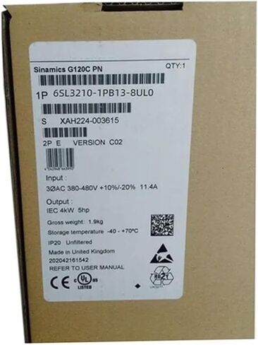 العاكس 6SL3210-1PB13-8UL0 المعجل 6SL32101PB138UL0 مختوم في صندوق مع ضمان لمدة عام بختم المصنع in Saudi Arabia