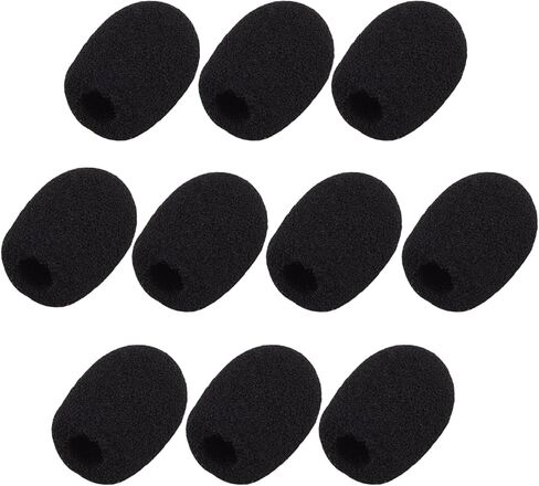 10 Pack Mini Lapel Headset Microphone Windscreen Foam Cover in Saudi Arabia