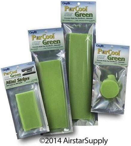 ClenAir PurCool Green - Condensate Pan Strip # PCG10T, Treats up to 10 Tons in Saudi Arabia