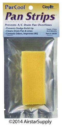 Pack of (2) Nu-Calgon 61043 PurCool Condensate 3 Ton Pan Strip # 1903D in Kuwait