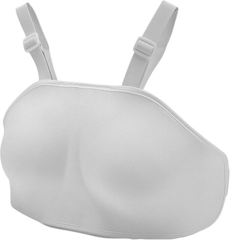 SUNGOOYUE Fencing Chest Protector, Double Soft Layer Plastic Breast Guard for Women Men, with Ergonomic Design and Lightweight Comfort, for Foil Epee Sabre Sports Training Competition (Common) in Saudi Arabia