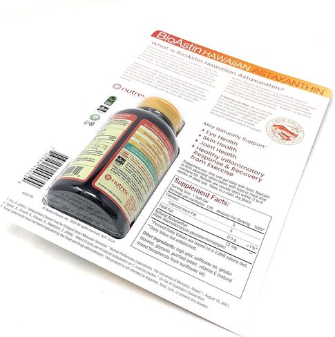 BioAstin هاوايان أستازانتين 12 ملغ، 120 كبسولة هلامية in Saudi Arabia