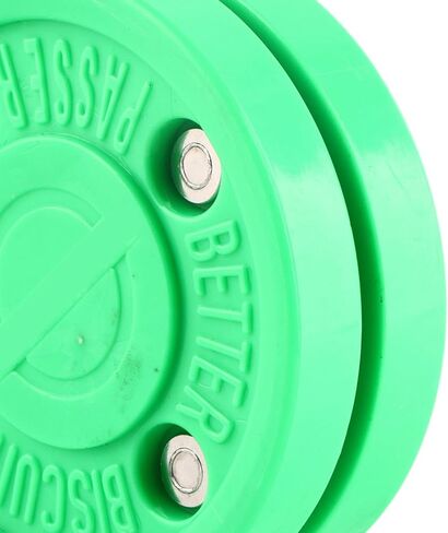 Roller Hockey Puck Lightweight Shock Absorption Street Hockey Polyoxymethylene Green Dryland Puck for Ice 7.5cm Diameter in Kuwait