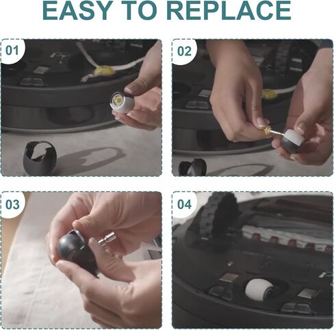 استبدال مجموعة العجلات الأمامية لسلسلة iRobot Roomba 500، 600، 700، 800، 900، e، i، & j (عبوتان) in Kuwait