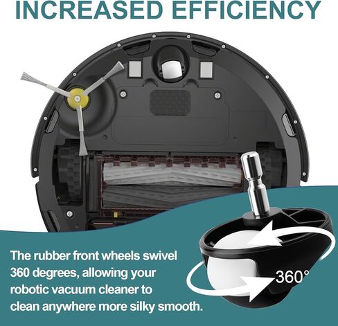 استبدال مجموعة العجلات الأمامية لسلسلة iRobot Roomba 500، 600، 700، 800، 900، e، i، & j (عبوتان) in Kuwait