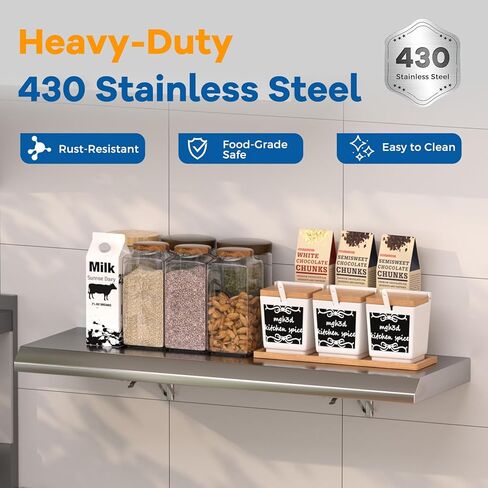 رف قابل للطي من الفولاذ المقاوم للصدأ مقاس 91.44 سم × 30.48 سم لشاحنة الطعام، رف امتياز قابل للطي للتقديم in Kuwait