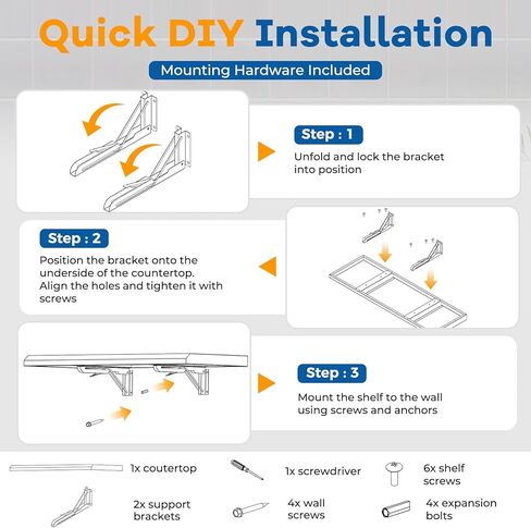 رف قابل للطي من الفولاذ المقاوم للصدأ مقاس 91.44 سم × 30.48 سم لشاحنة الطعام، رف امتياز قابل للطي للتقديم in Kuwait