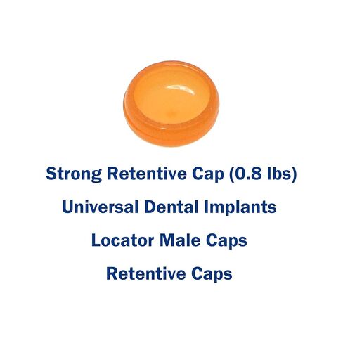 Locator Universal Overdenture Retention Male Caps Metal Housing Kit in Kuwait