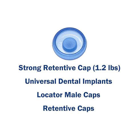 Locator Universal Overdenture Retention Male Caps Metal Housing Kit in Kuwait
