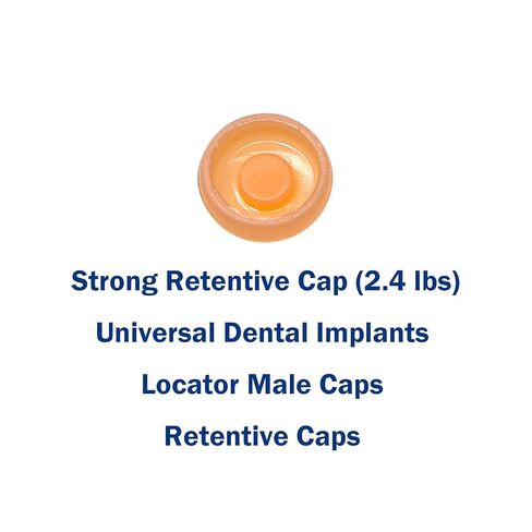 Locator Universal Overdenture Retention Male Caps Metal Housing Kit in Kuwait