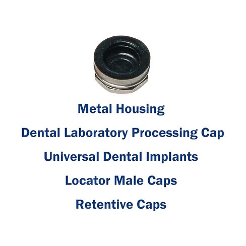 Locator Universal Overdenture Retention Male Caps Metal Housing Kit in Kuwait