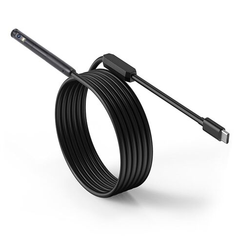 7.9mm Inspection Borescope Camera with 2MP CMOS Sensor, IP67, Built-in LED Lights for Android iOS Smartphone, Fixed Fitting, Magnet, Hook in Saudi Arabia