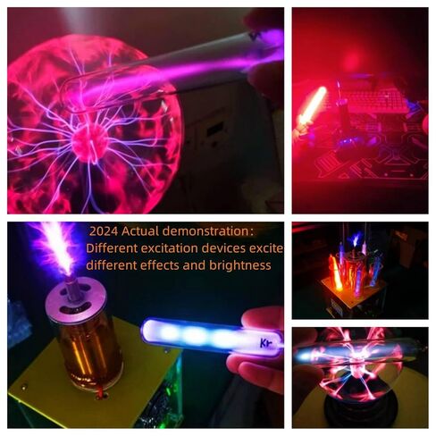 2024 Rare Luminous Gas Elements, Ideal for Teaching, DIY, Purity 99.9%, Including Argon, Krypton, Helium, Neon, Xenon, Nitrogen, Oxygen, Carbon Dioxide, Air in Saudi Arabia