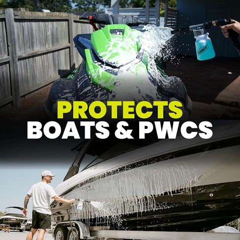Marine Salt Wash - Foaming Salt Remover Wash for Boats, Jetskis & Cars, Saltwater Corrosion Protection for All Surfaces, Eco-Friendly, Australian Salt Neutralizer Boat & Vehicle Cleaner in Saudi Arabia
