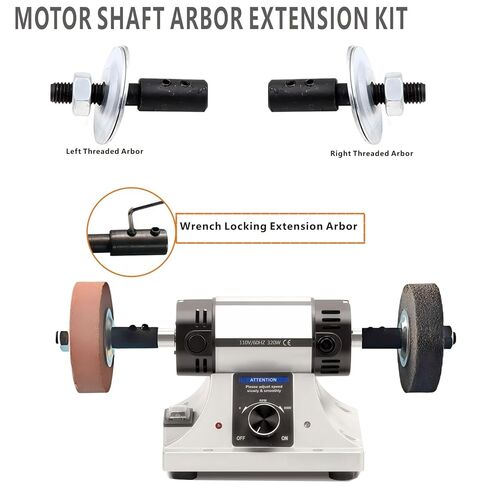 رمح أربور موسع 8 مم محرك أربور محول مقاعد البدلاء طاحونة تمديد رمح الخيوط رمح دعم عدة لتلميع ساندر تلميع طحن عجلة التلميع الدوارة in Kuwait