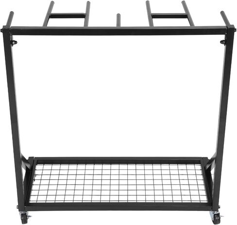 Tennis Racket Storage Organizer Holder Rack with Wheels Rolling Mobile Sports Equipment Cart for Gym Training in Saudi Arabia