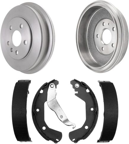 Detroit Axle - Rear Brake Kit for 2012-2019 Chevrolet Sonic 2013-2022 Trax, Brake Drums Brakes Shoes 2014 2015 2016 2017 2018 Replacement in Saudi Arabia