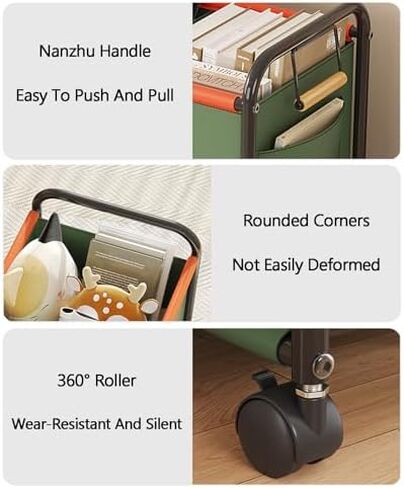 Tennis Racket Storage Rack, Fitness Equipment Cart with Side Pocket for Yoga Mat, Badminton Racket Holder, Skipping Rope Organizer - Space-Saving Solution for Active Lifestyles in Saudi Arabia