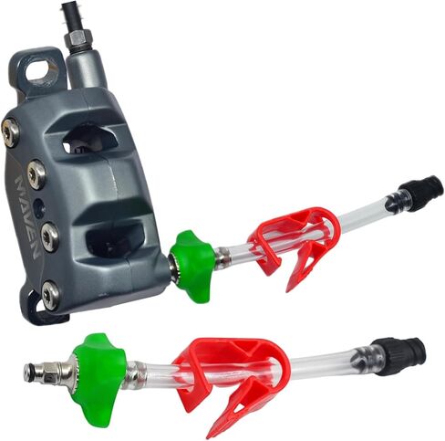 طقم تنزف فرامل الدراجة لـ SRAM Maven/DB8 الزيوت المعدنية وSRAM/Avid DOT 4/5.1 فرامل قرصية هيدروليكية، مجموعة أدوات نزيف النظام المزدوج، لا يتضمن سائل الفرامل in Kuwait