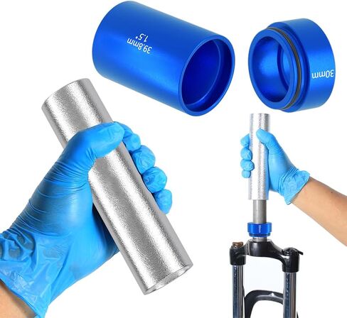 مجموعة أدوات تثبيت سباق الشوكة الأمامية للدراجة، مثبت إعداد صامولة الدراجة، مجموعة أدوات تشغيل من سبائك الألومنيوم لشوكة أمامية للدراجة 28.6 مم 1.5 بوصة 1.25 بوصة (3 قطع) in Kuwait