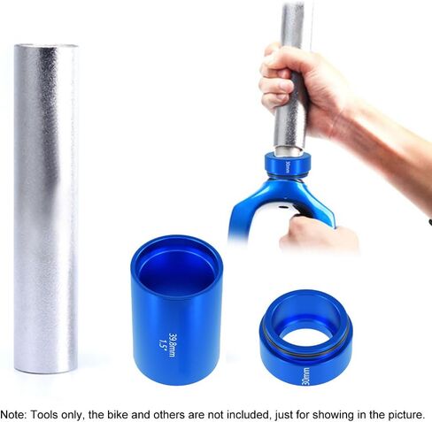 مجموعة أدوات تثبيت سباق الشوكة الأمامية للدراجة، مثبت إعداد صامولة الدراجة، مجموعة أدوات تشغيل من سبائك الألومنيوم لشوكة أمامية للدراجة 28.6 مم 1.5 بوصة 1.25 بوصة (3 قطع) in Kuwait