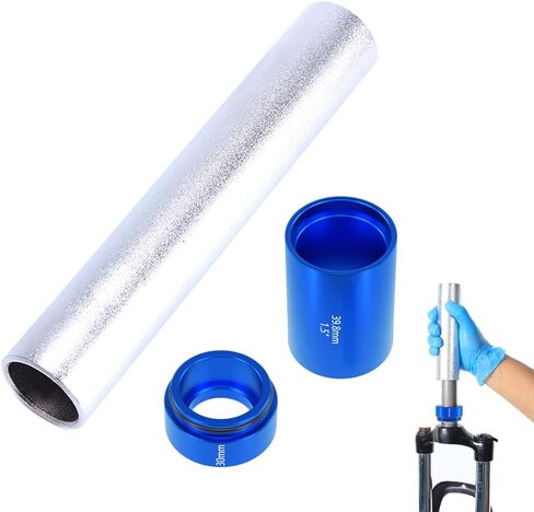 مجموعة أدوات تثبيت سباق الشوكة الأمامية للدراجة، مثبت إعداد صامولة الدراجة، مجموعة أدوات تشغيل من سبائك الألومنيوم لشوكة أمامية للدراجة 28.6 مم 1.5 بوصة 1.25 بوصة (3 قطع) in Kuwait