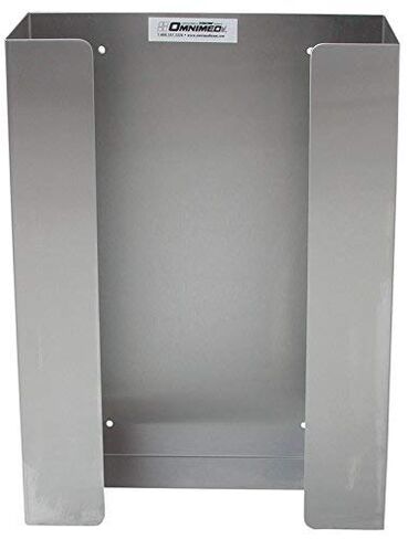 American Made Triple Glove Box Holder/Dispenser, Stainless Steel (15"H X 9.875"W X 3.5"D) in Kuwait