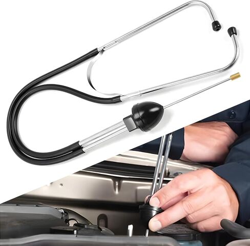 Sun Walker Car Mechanic Stethoscope, Precision Stethoscope Engine Diagnostic Kit with Extended Probe, Professional Automotive Sensitive Hearing Tool for Cars Trucks Motorcycles in Saudi Arabia