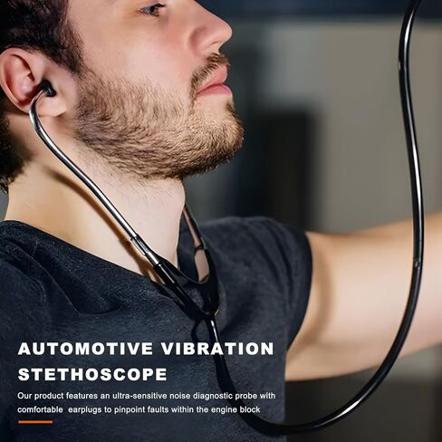Sun Walker Car Mechanic Stethoscope, Precision Stethoscope Engine Diagnostic Kit with Extended Probe, Professional Automotive Sensitive Hearing Tool for Cars Trucks Motorcycles in Saudi Arabia