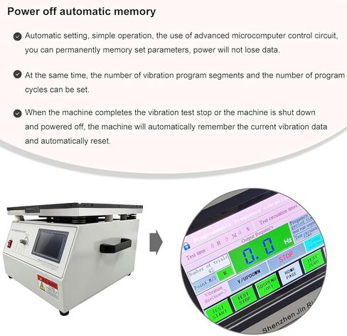 منضدة اختبار الاهتزاز العمودي الاحترافية، آلة اختبار الاهتزاز الذكية، تعديل التردد 1-200 هرتز قابل للتعديل 30 كجم، طاولة اختبار الاهتزاز الاحترافية لاختبار الإلكترونيات/الألعاب 1200 وات in Kuwait