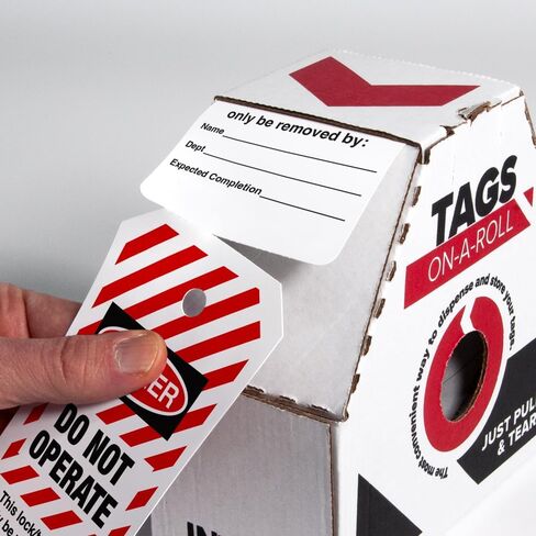 علامات فحص التصنيع من INCOM على لفة، فحص السلامة، مخزون DuraPly للخدمة الشاقة، مقاوم للماء والتمزق، أخضر على أبيض، 6.25 بوصة × 3 بوصة × 10 مل، 100 عبوة، RT8004C in Kuwait