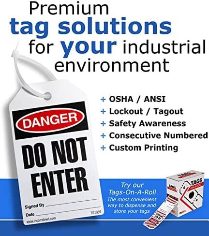 علامات فحص التصنيع من INCOM على لفة، فحص السلامة، مخزون DuraPly للخدمة الشاقة، مقاوم للماء والتمزق، أخضر على أبيض، 6.25 بوصة × 3 بوصة × 10 مل، 100 عبوة، RT8004C in Kuwait