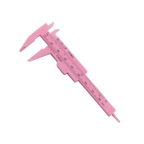 Double Rule Scale Plastic Vernier Caliper Inside Diameter Depth Meter(White) in Saudi Arabia
