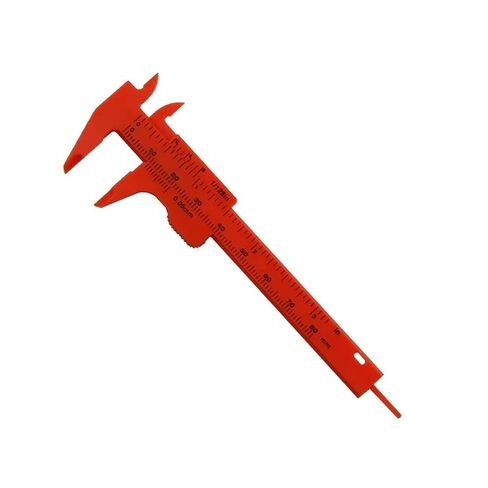 Double Rule Scale Plastic Vernier Caliper Inside Diameter Depth Meter(White) in Saudi Arabia