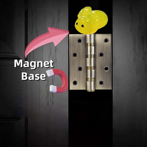 Hinge Heads Decorative Topper Set 6PCS, Home Decoration,Magnetic Hinge Head Toppers Door Hinge, Cute Mini Creative Luminous Insect Firefly Resin Ornament in Saudi Arabia