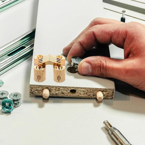 Baluue Oval Copper Concealed Hinge Small Metal Furniture Hinge for Wooden Jewelry Box and Cabinet Doors Vintage Style for Craft and DIY Repair in Saudi Arabia