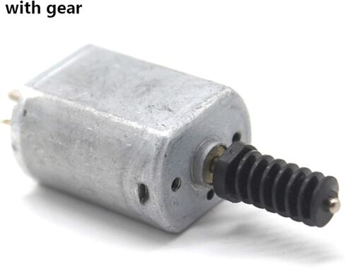 DIY 0.6 Module Worm Detachable Gear Electronic Starter, Double Shaft Worm FK130SH Micro Dc Model Electronic Starter, Accessories : with Gear (Size : with Gear) in Kuwait
