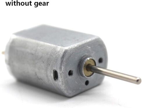 1PC DIY 0.6 Module Worm Gear Electronic Starter, Double Shaft Worm FK130SH Micro Dc Model Electronic Starter, Accessories : Without Gear (Size : with Gear) in Kuwait