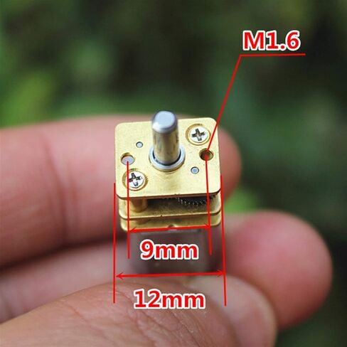 قطعة واحدة من مشغل إلكتروني صغير N20، تيار مستمر 3 فولت 5 فولت 6 فولت 60 70 310 دورة في الدقيقة، سرعة بطيئة لعلبة التروس المعدنية الكاملة، الملحقات: 310 دورة في الدقيقة، الجهد: 5 فولت) (اللون: 5 فولت، الحجم: 310 دورة في الدقيقة) in Kuwait