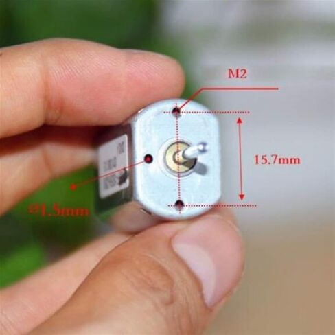 16mm Long Shaft 180 Micro DC Electronic Starter, 15g.cm WFF-180SH-2395, 2.4V 7000RPM Metal Brush Shaver Electronic Starter, Accessories in Kuwait