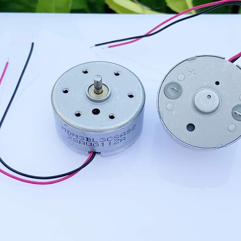 Micro DC 300 Electronic Starter, Mini Small 24mm Round Mute Spindle Electronic Starter, 1.5V-6V DIY Solar Power Toy Model, Accessories in Kuwait