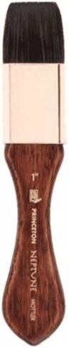 Princeton Artist Brush, Neptune Series 4750, Synthetic Squirrel Watercolor Paint Brush, Mottler, Size 1.5 Inch in Kuwait