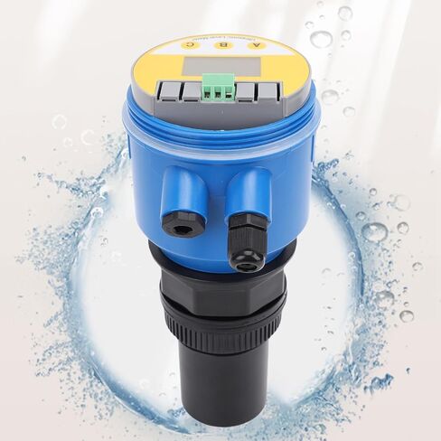 LiebeWH Water Level Sensor DC24V Ultrasonic Level Meter with LCD Display and 4-20mA Output for Liquid Measurement in Saudi Arabia
