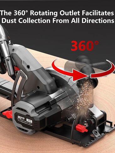 High-Performance 21v Cordless Circular Saw Powerful 6800rpm Motor Professional Cutting Precision Complete Kit in Saudi Arabia